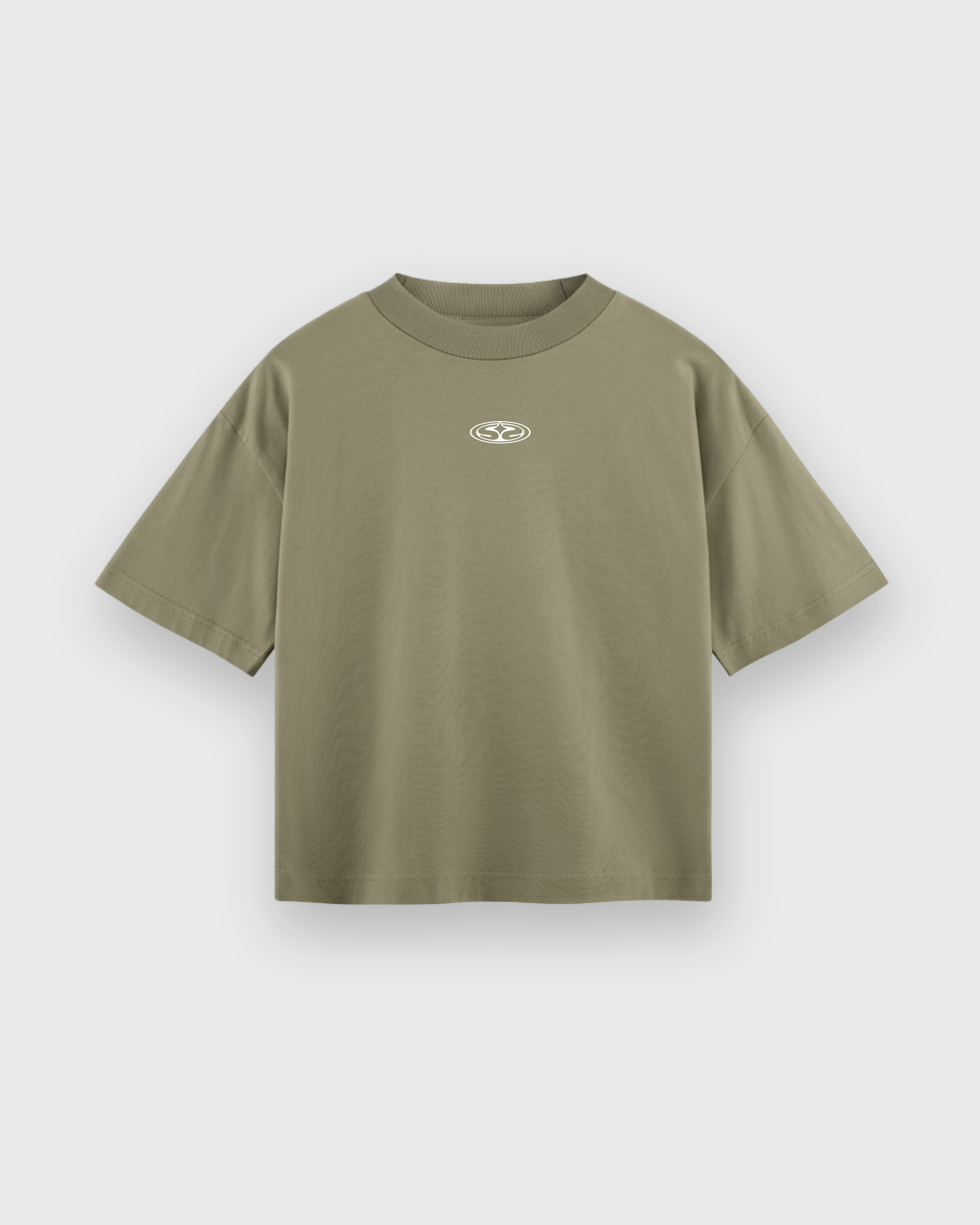 SUR Official Emblem Green Vintage Boxy Tee | Sur Project®