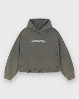 The Statement Vintage Dark Gray Washed Premium Hoodie | Sur Project®