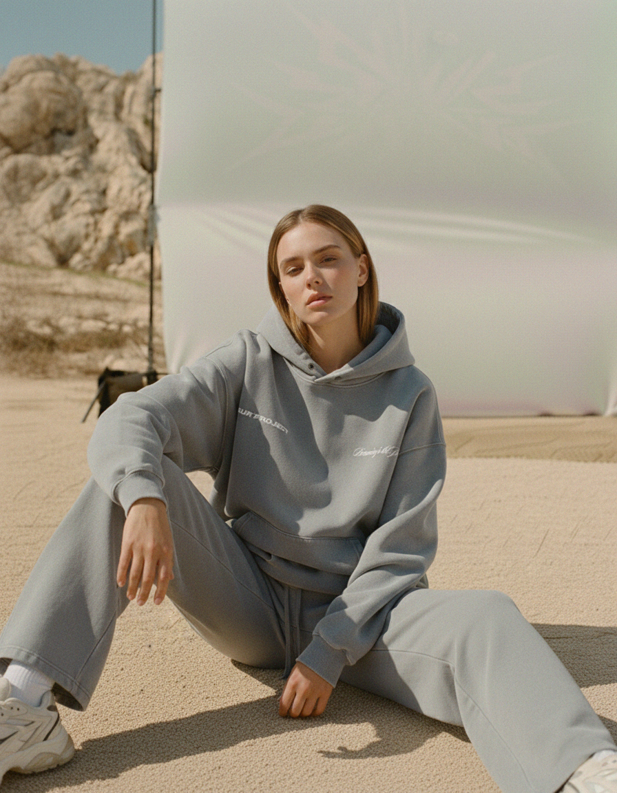 Becoming Is The Art Gray Washed Premium Hoodie | Sur Project®