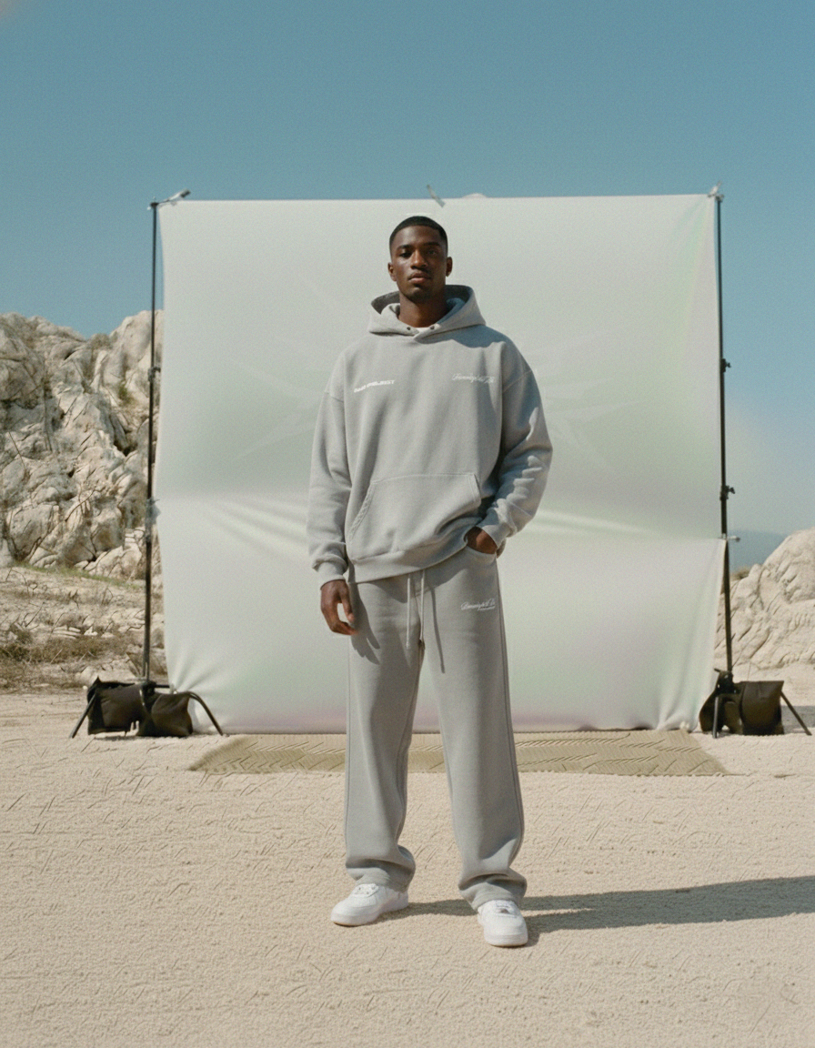 Becoming Is The Art Gray Washed Premium Sweatpants | Sur Project®