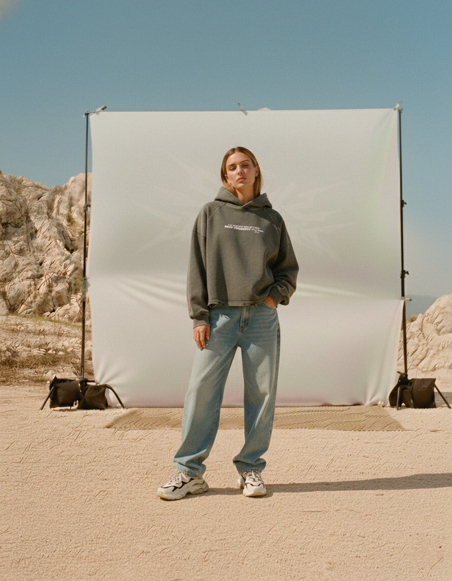 The Statement Vintage Dark Gray Washed Premium Hoodie | Sur Project®