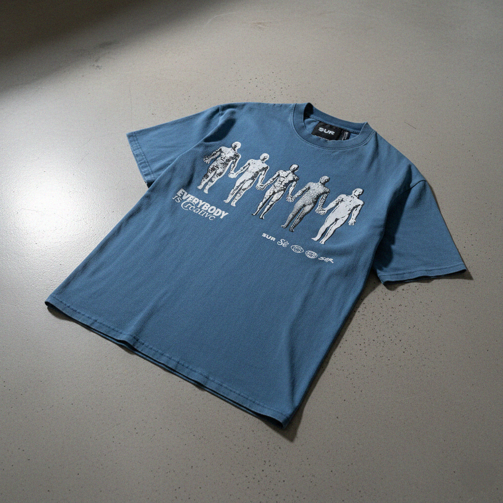 Humans Heavyweight Oversized Acid Wash Tee | Sur Project®